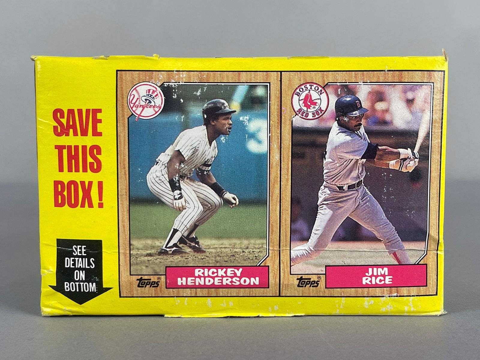 1987 Topps Baseball Wax Box - 5