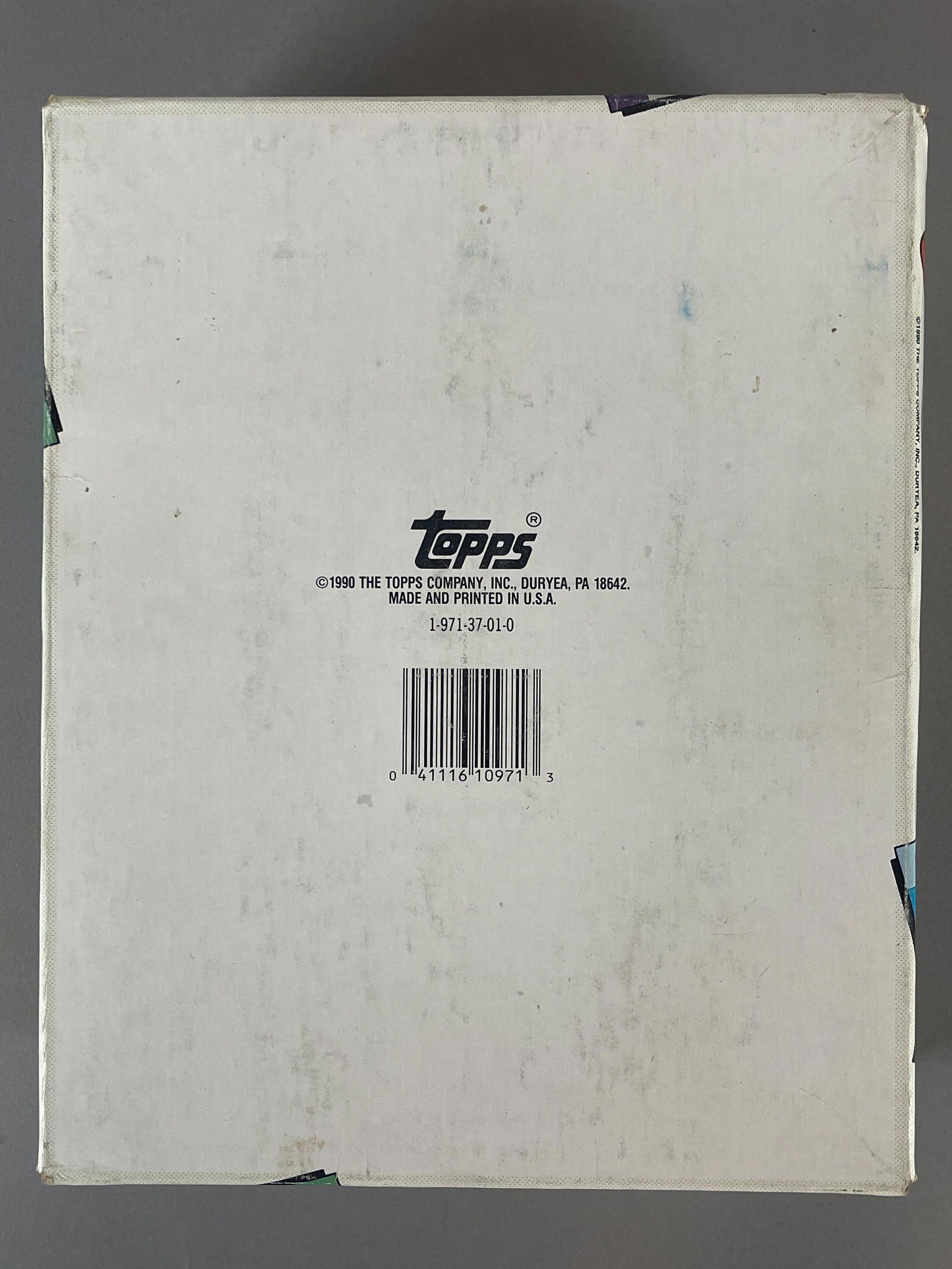 1990 Topps Baseball Rack Pack Box - 6