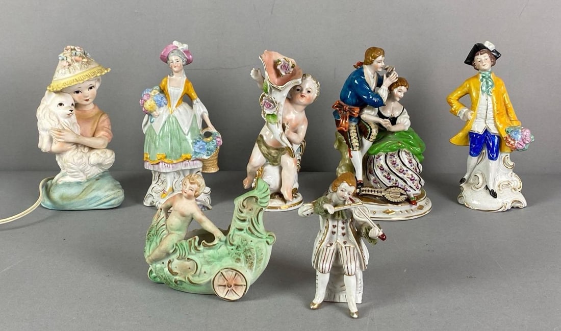 Group of Assorted Porcelain Figurines (1 of 6)