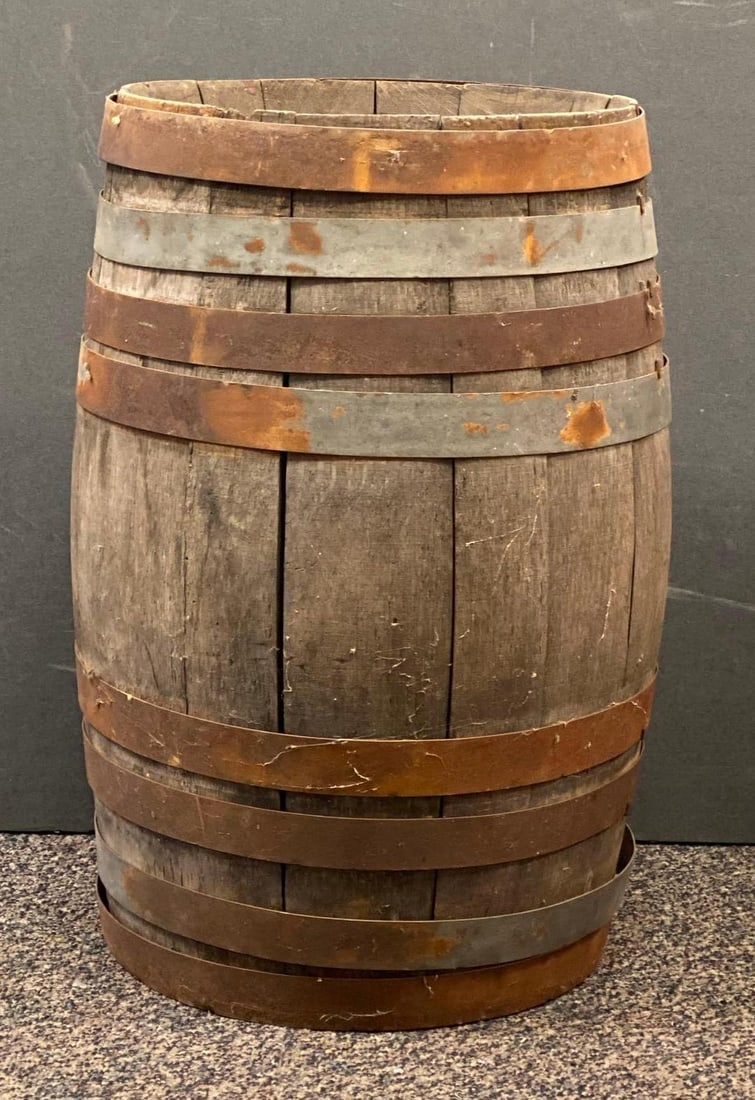 Antique Wood Barrel (1 of 3)