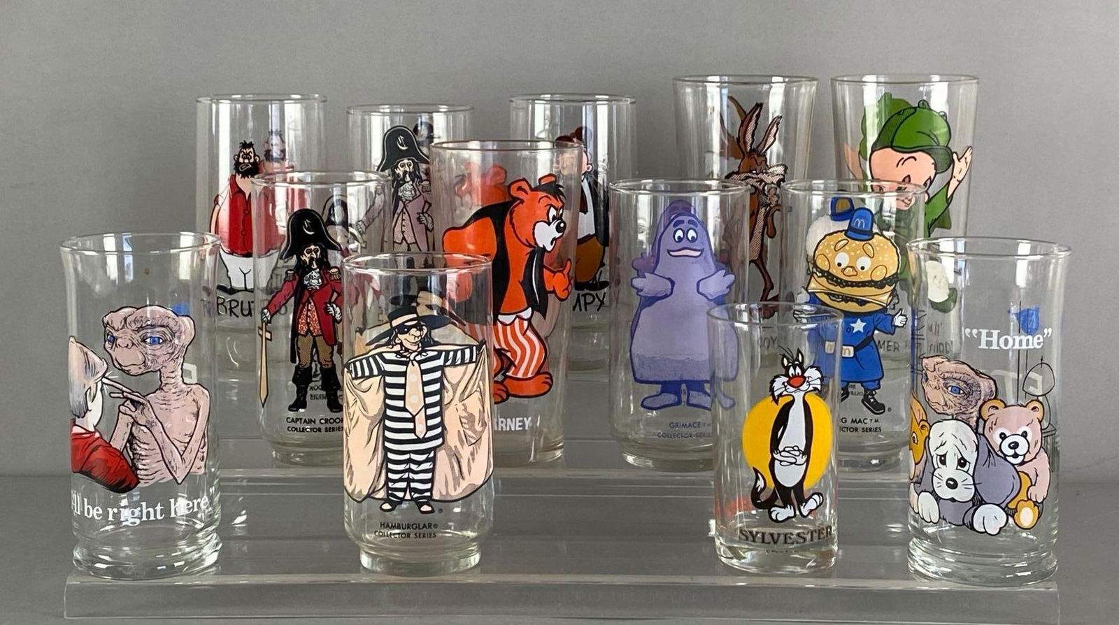 Group of Assorted Character Glasses (1 of 3)