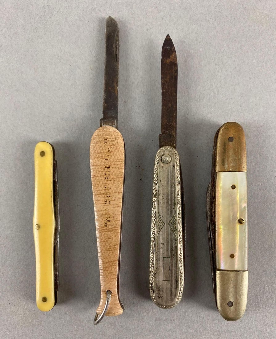 Group of 4 Pocket Knives (1 of 2)