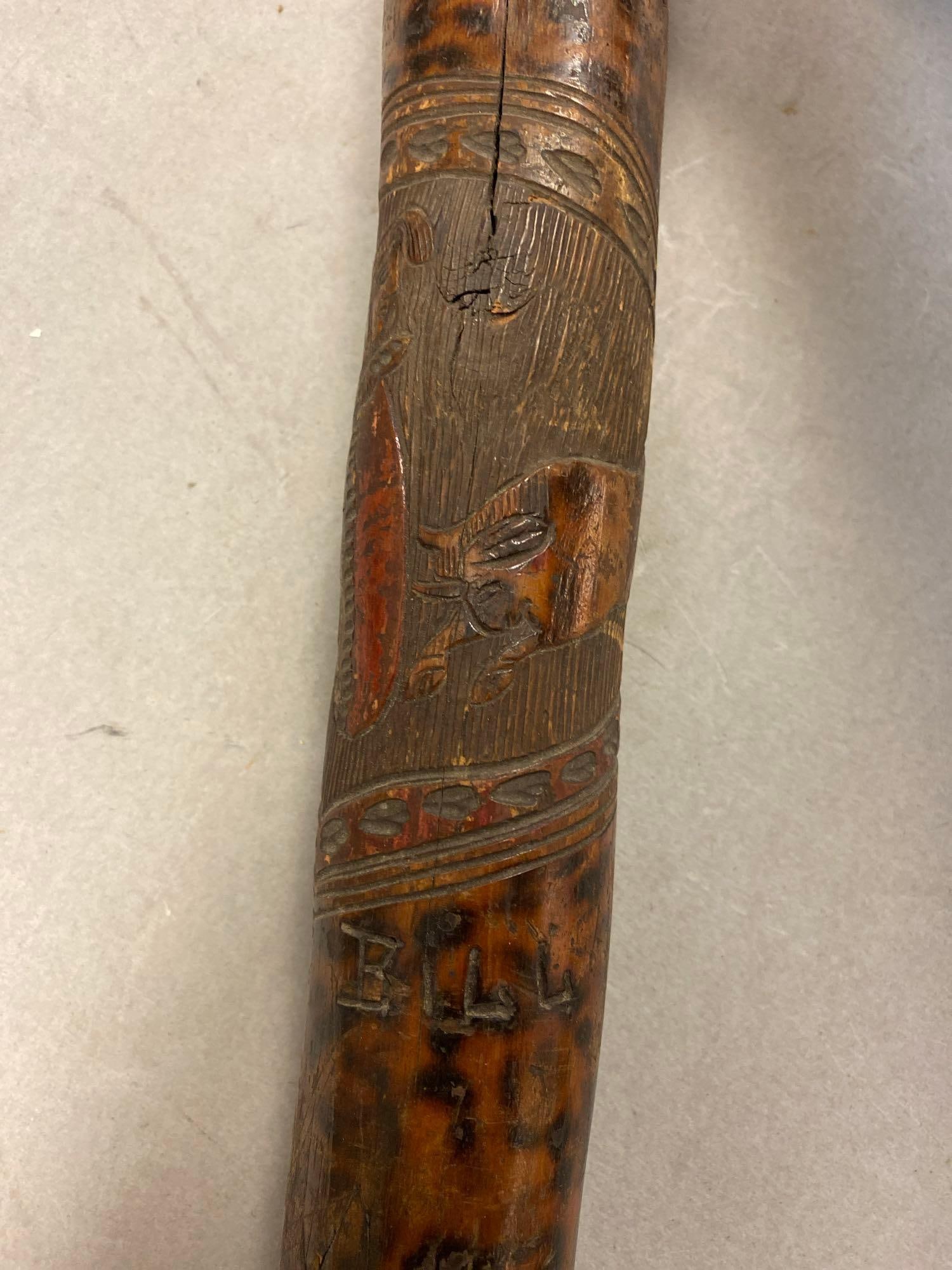 Vintage Aboriginal Walking Stick - 3