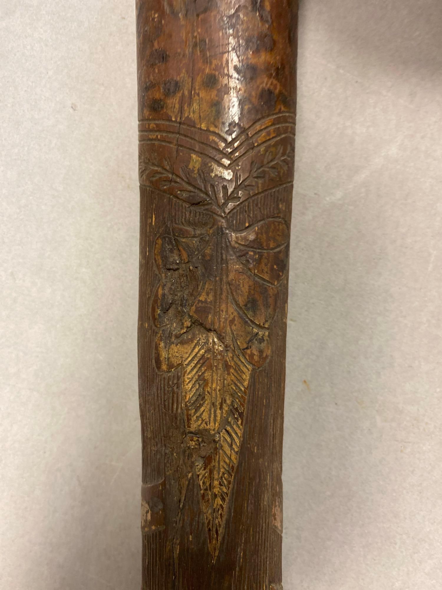 Vintage Aboriginal Walking Stick - 4