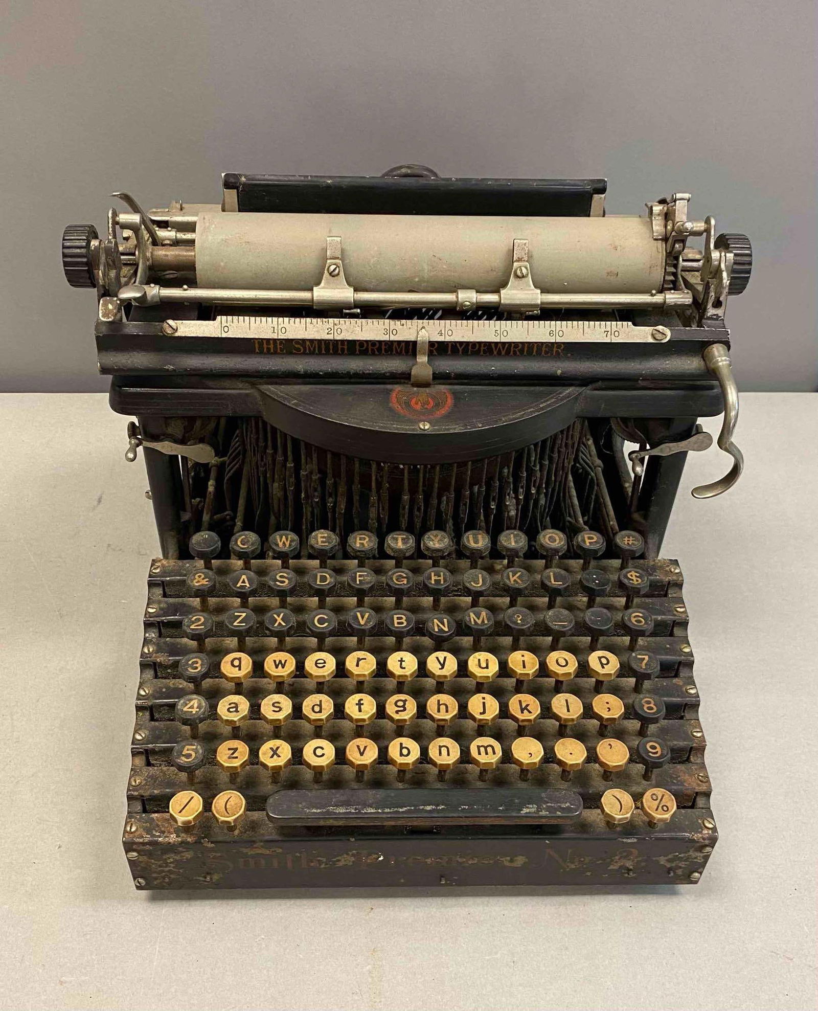 Antique Smith Premier No. 2 Typewriter - 2