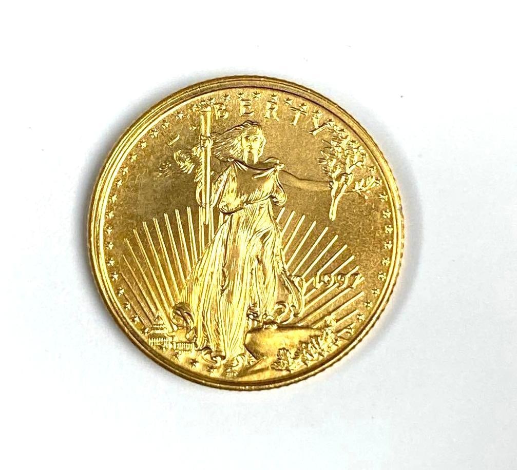 1997 US Mint $5 1/10th oz American Gold Eagle: 1997 US Mint $5 1/10th oz American Gold Eagle