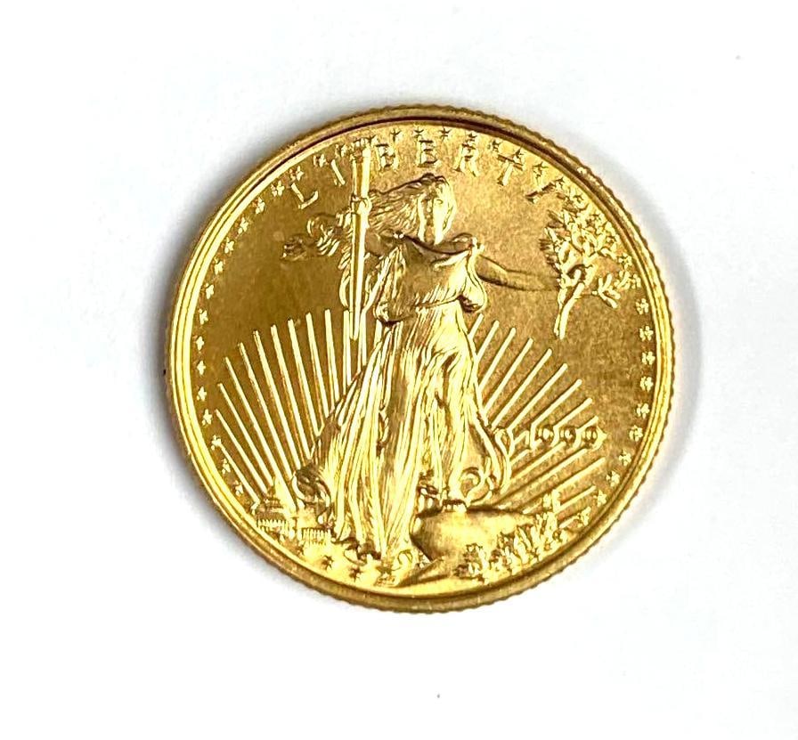 1999 US Mint $5 1/10th oz American Gold Eagle: 1999 US Mint $5 1/10th oz American Gold Eagle