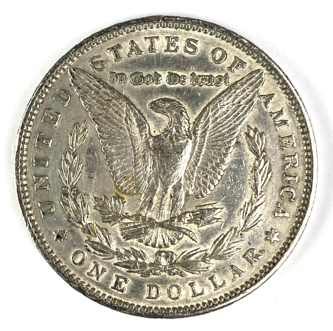 1891 Morgan Silver Dollar Coin - 2
