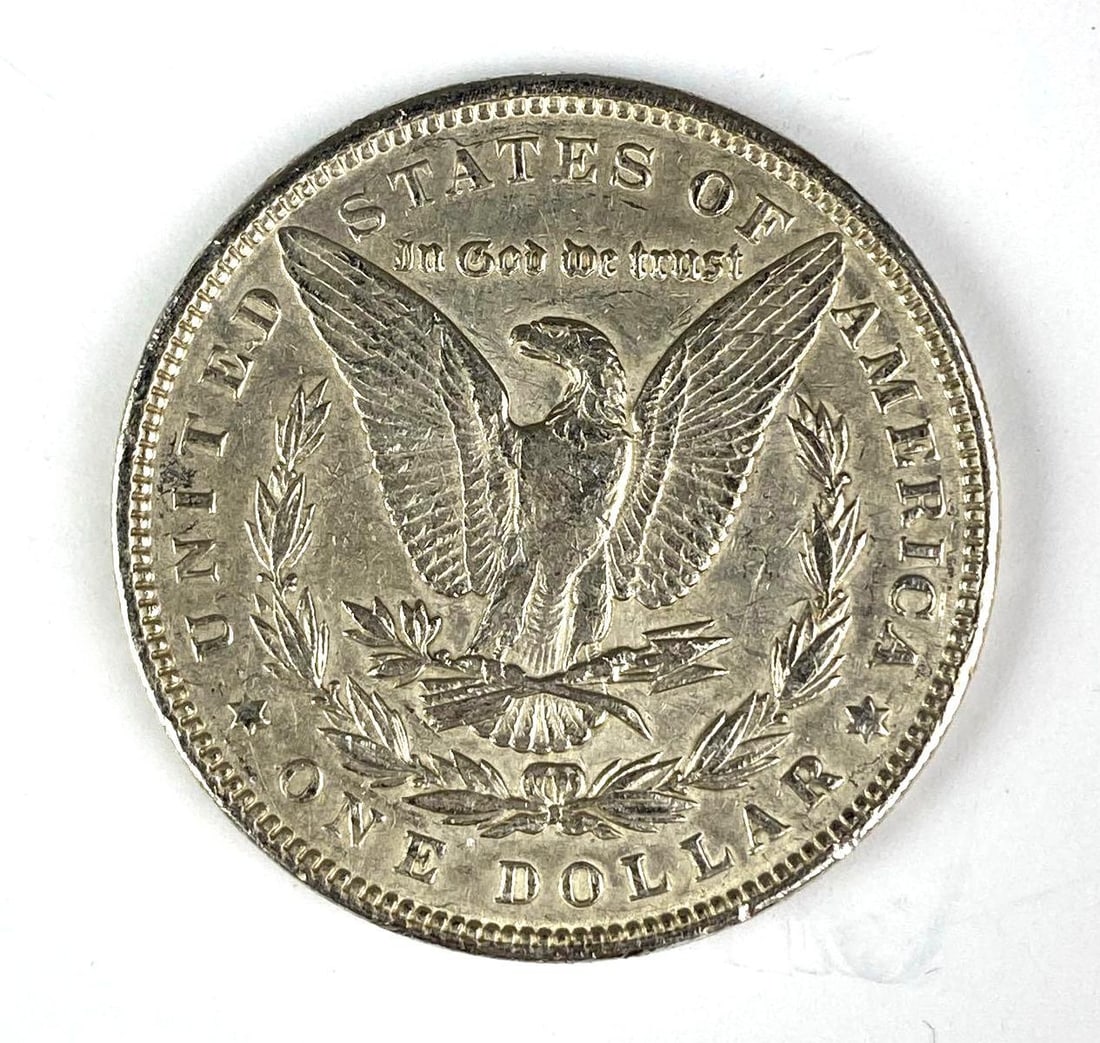 1889 Morgan Silver Dollar Coin - 2