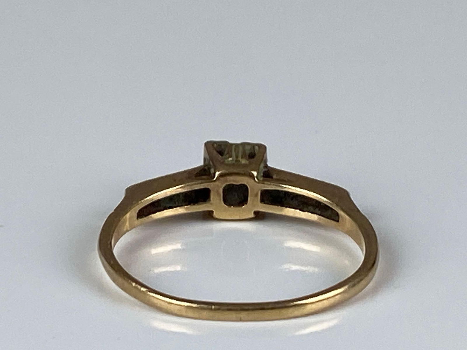 14K Yellow Gold Diamond Ring - 3