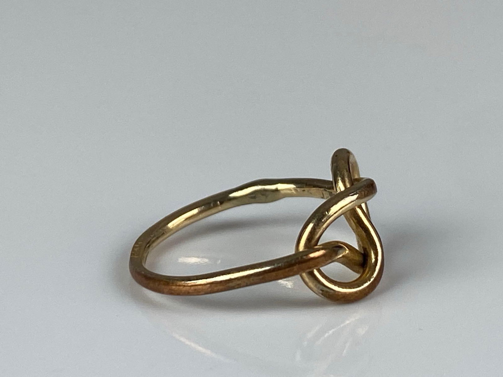 14K Yellow Gold Knot Ring - 4