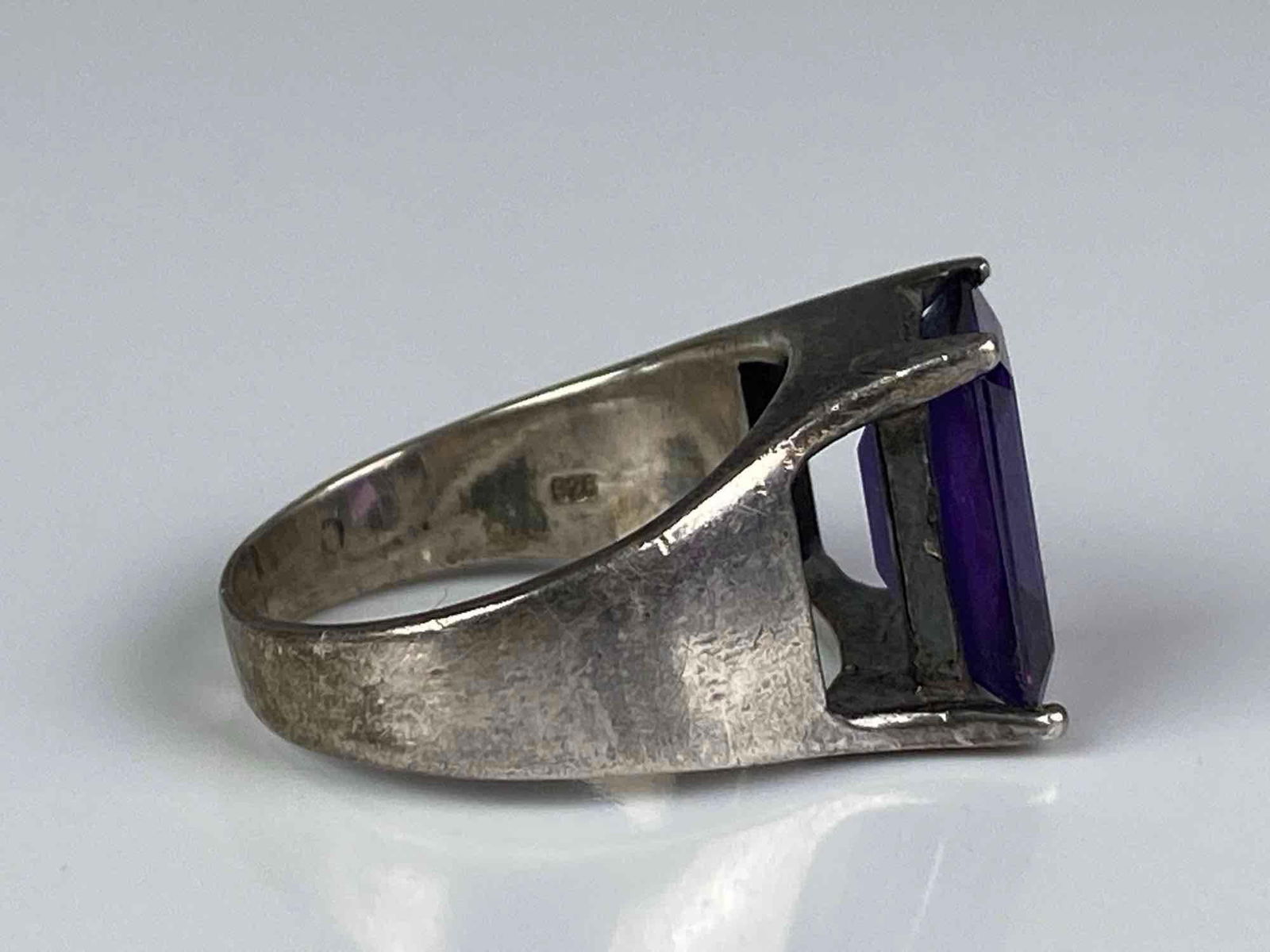 Sterling Silver CZ Ring - 4