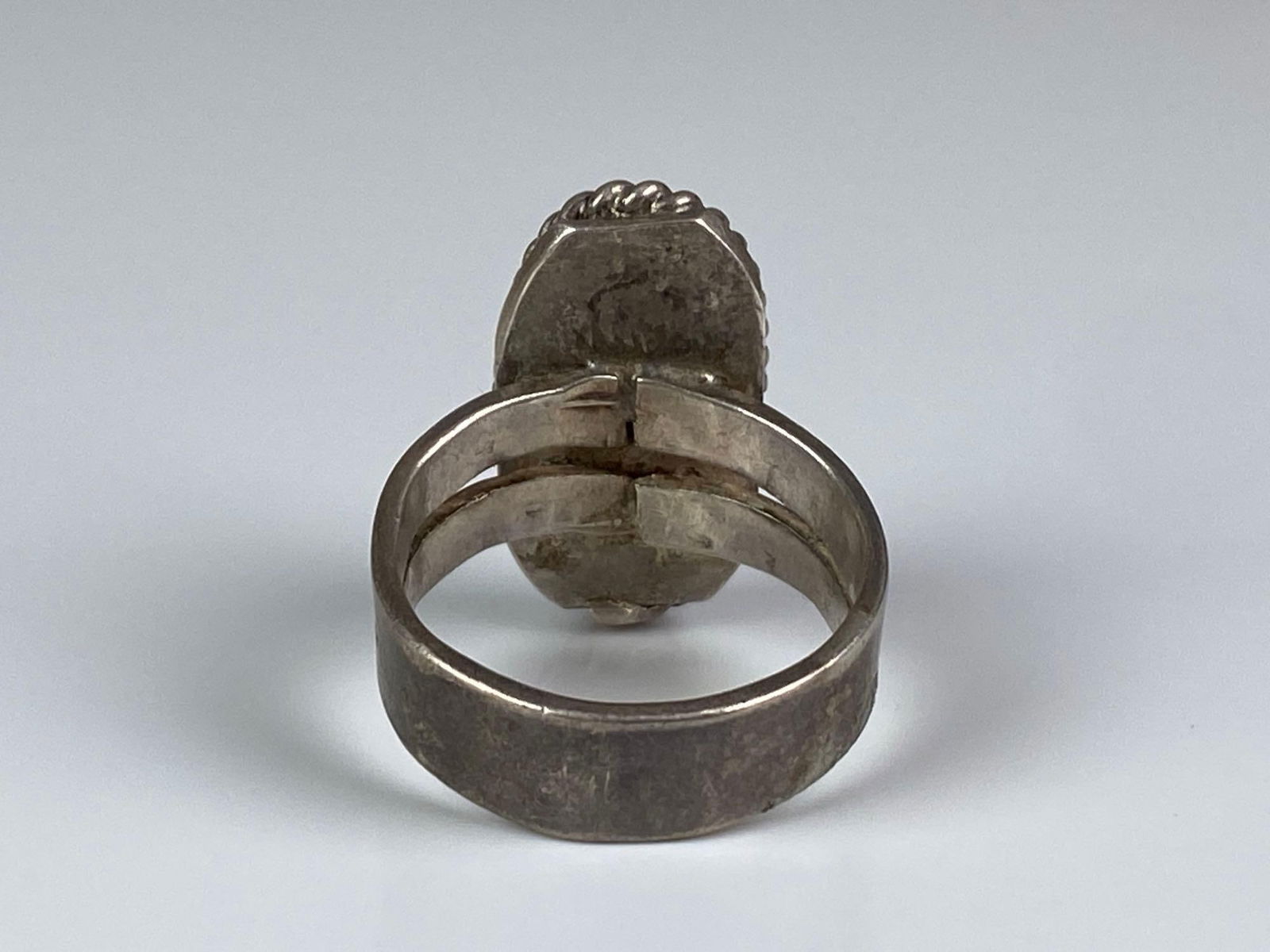 Sterling Silver Native American Turquoise Ring - 3