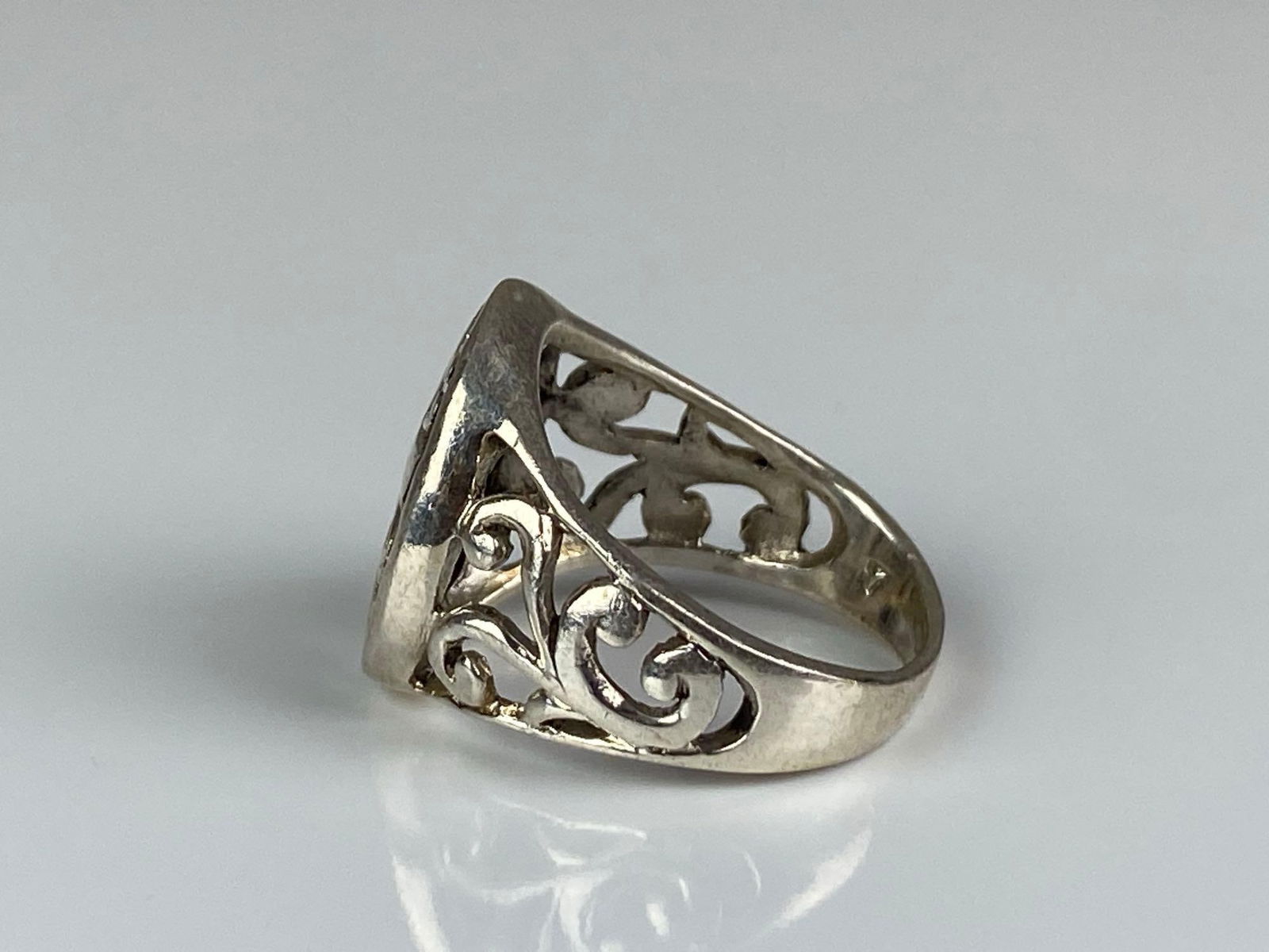 Sterling Silver Cross Ring - 2