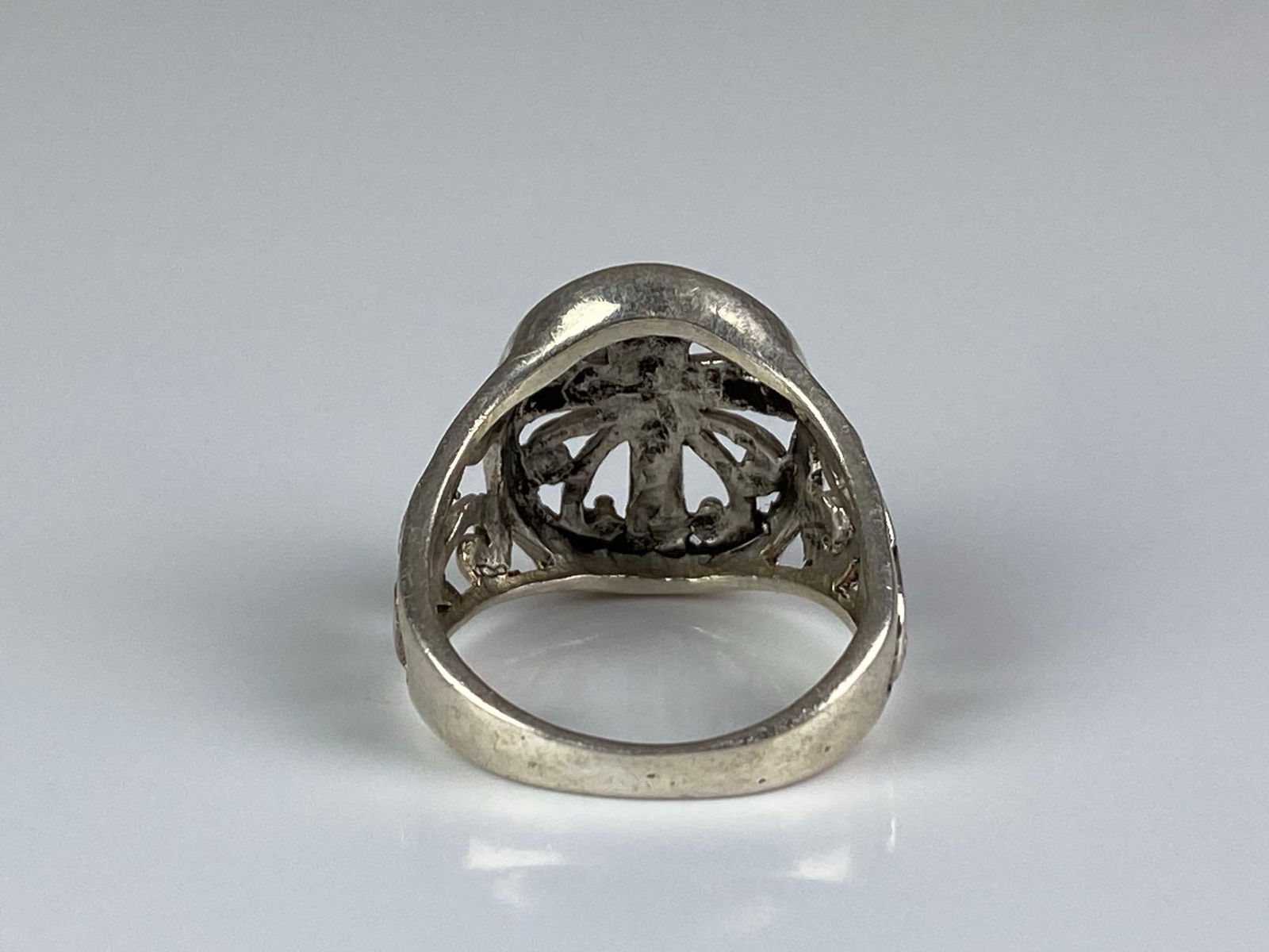 Sterling Silver Cross Ring - 3