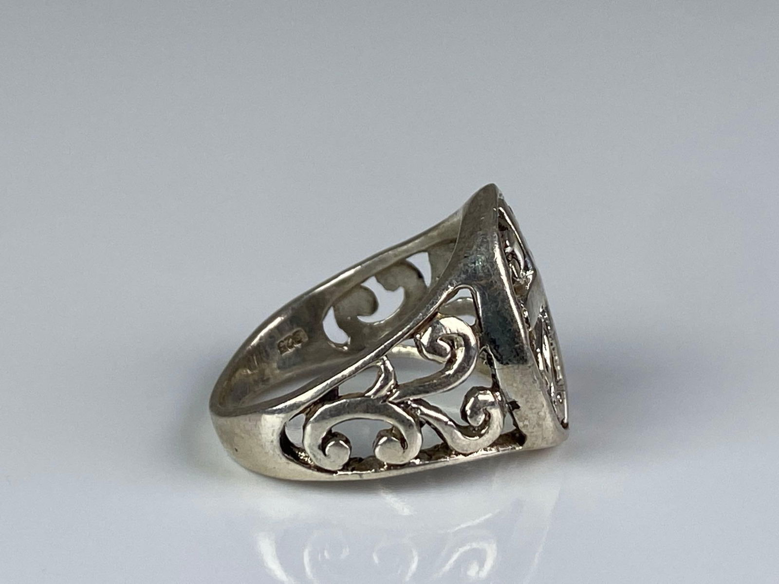 Sterling Silver Cross Ring - 4