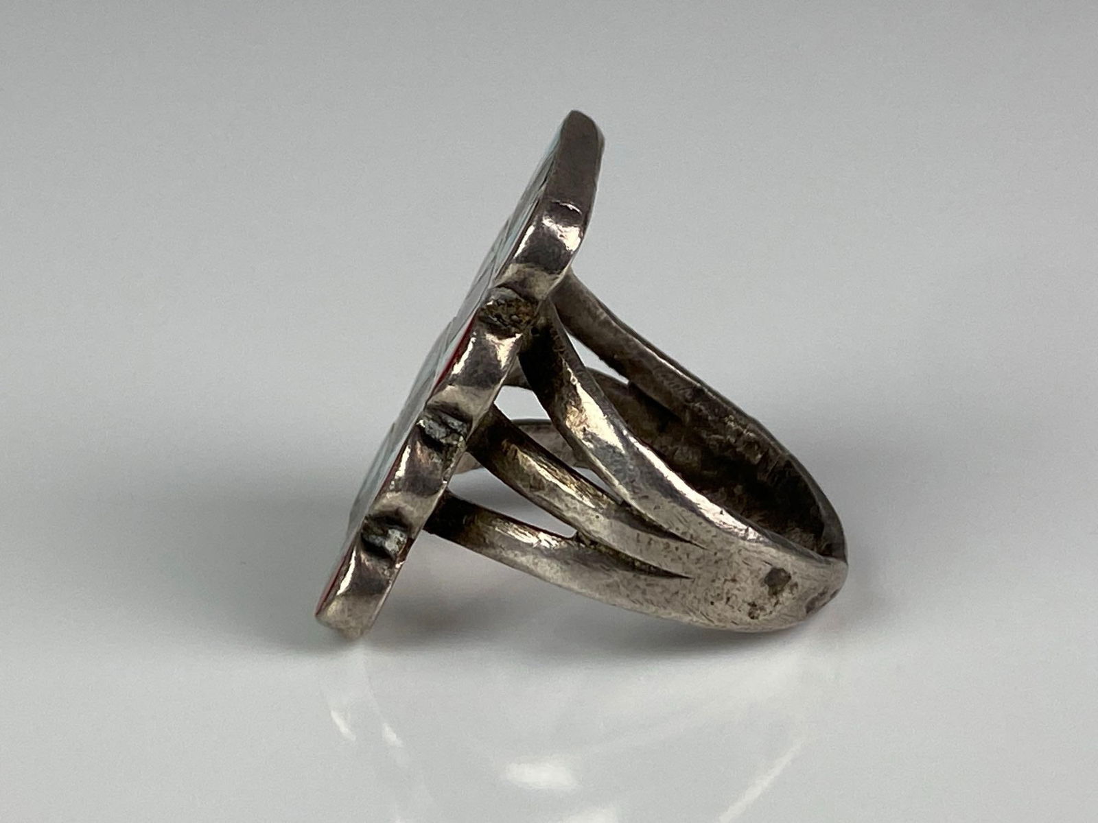 Sterling Silver Native American Multi-Stone Ring - 2