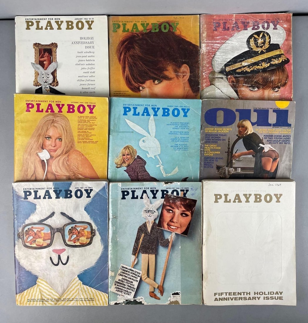 Group of 1960s Playboy Magazines (1 of 2)