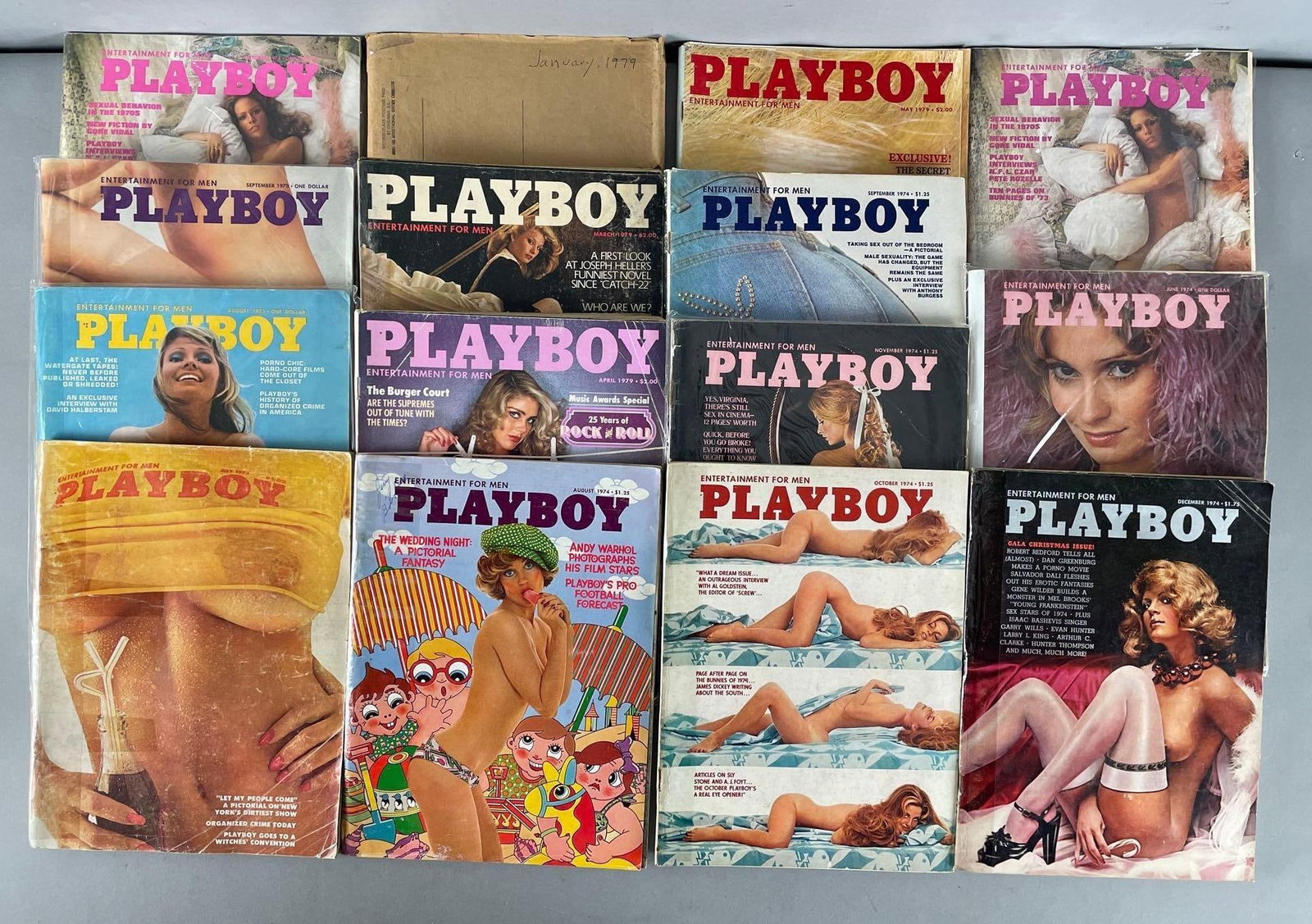 Group of 1970s Playboy Magazines: Group of 1970s Playboy Magazines