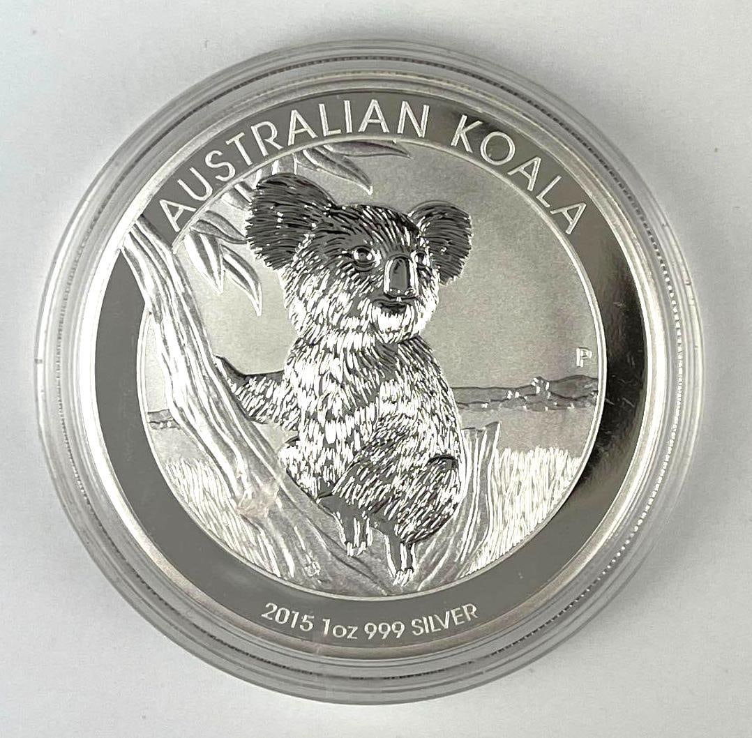 2015 Australia $1 Koala 1 oz 999 Silver Coin: 2015 Australia $1 Koala 1 oz 999 Silver Coin