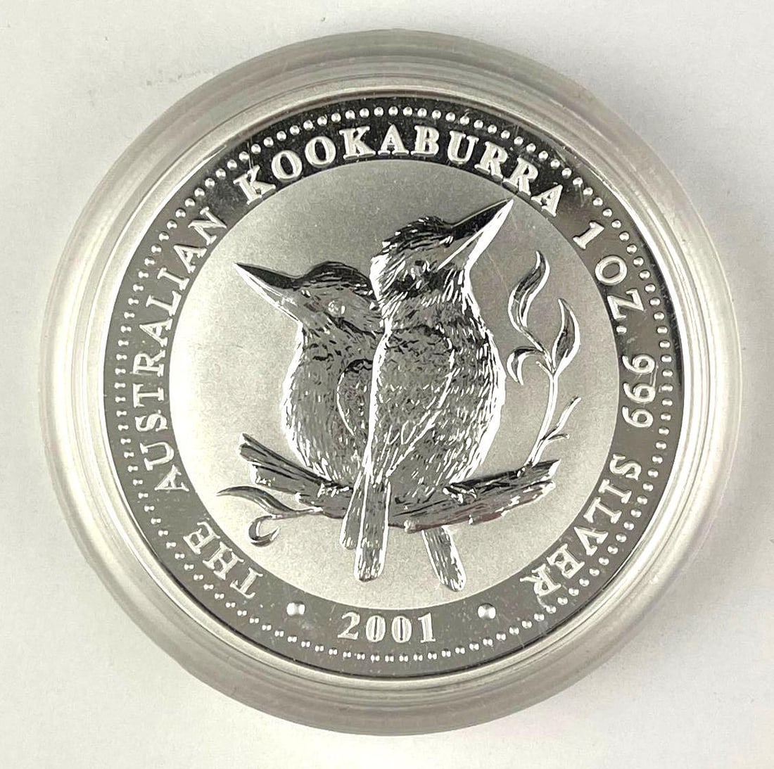 2001 Australia $1 Kookaburra 1 oz 999 Silver Coin (1 of 2)