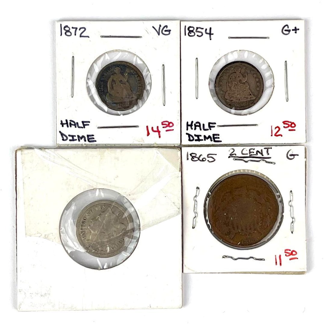 Group of 4 US Coins (1 of 2)