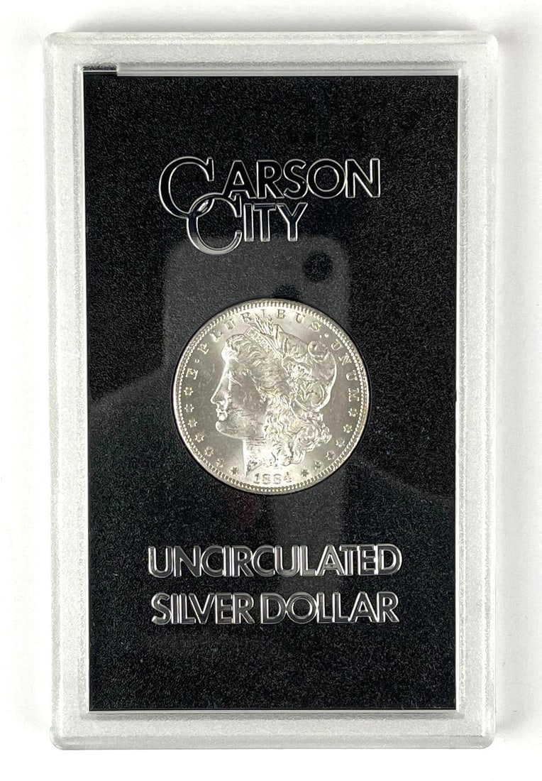 1884 US Mint UNC CC Morgan Silver Dollar (1 of 3)