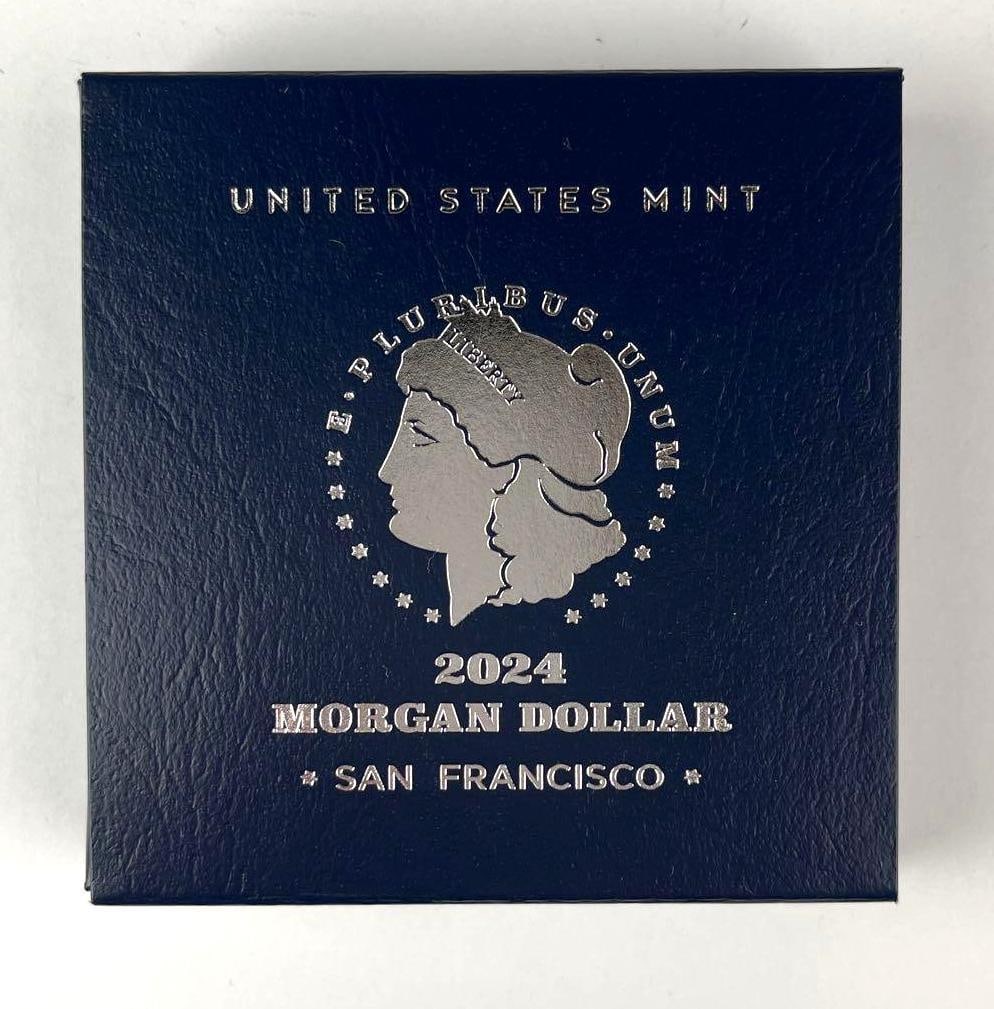 2024 US Mint San Francisco Morgan Silver Dollar Proof Coin: Includes COA