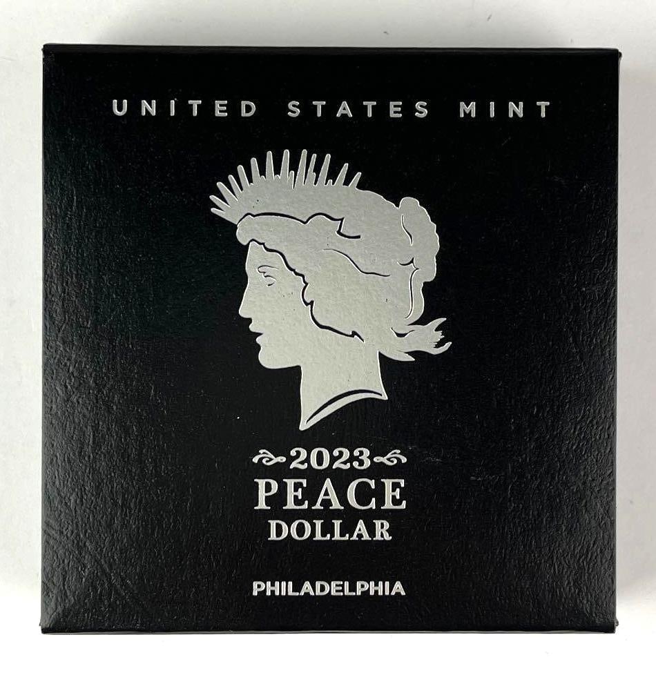 2023 US Mint Philadelphia Peace Silver Dollar Proof Coin: Includes COA