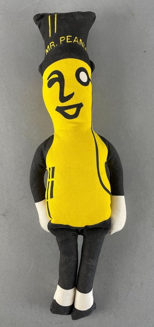 Vintage Mr. Peanut Advertising Plushie: Measures 19"