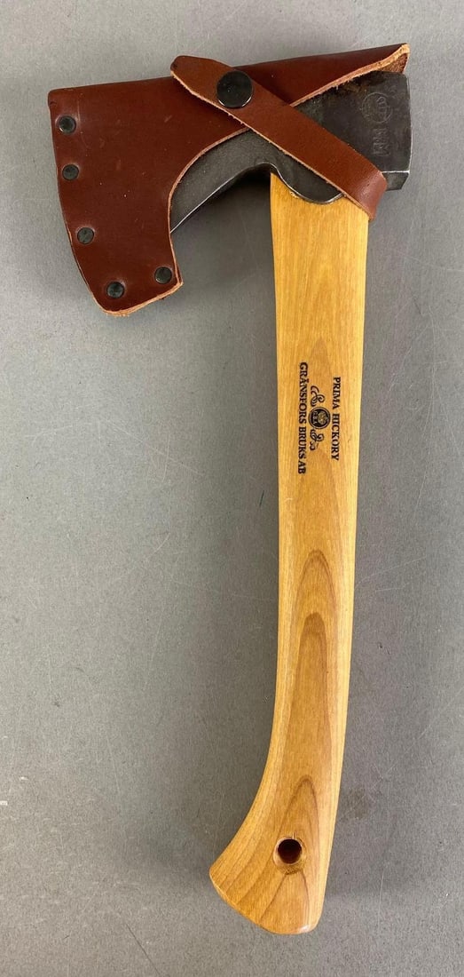 Gränsfors Bruks AB Hand Forged Hatchet with Leather Sheath (1 of 4)
