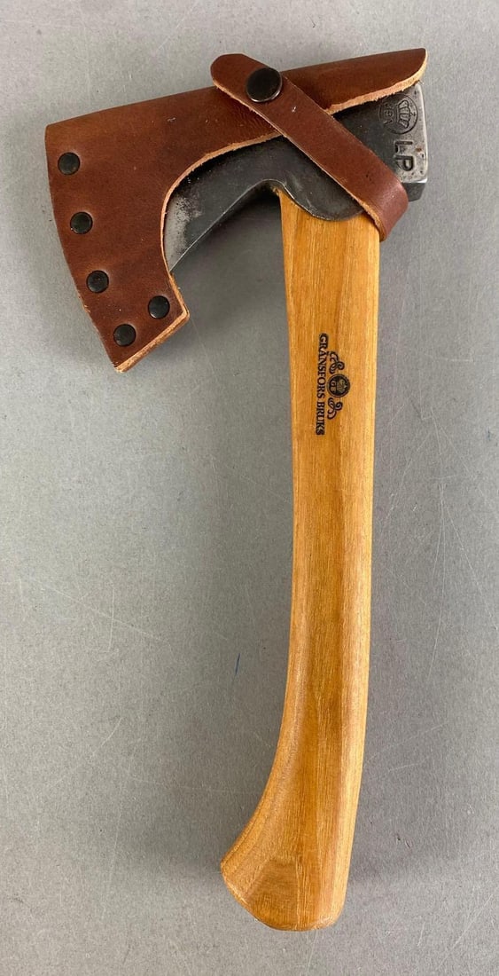 Gränsfors Bruks AB Hand Forged Hatchet with Leather Sheath (1 of 5)