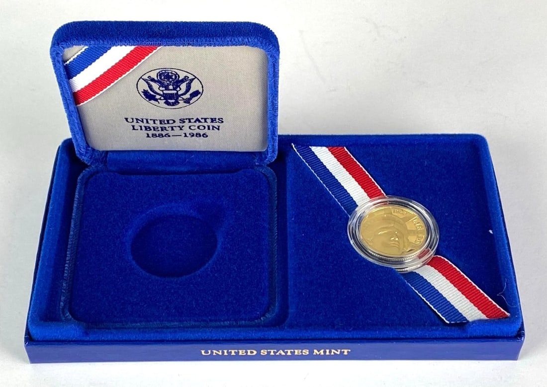 1986-W Liberty Gold $5 Dollar Coin (1 of 4)