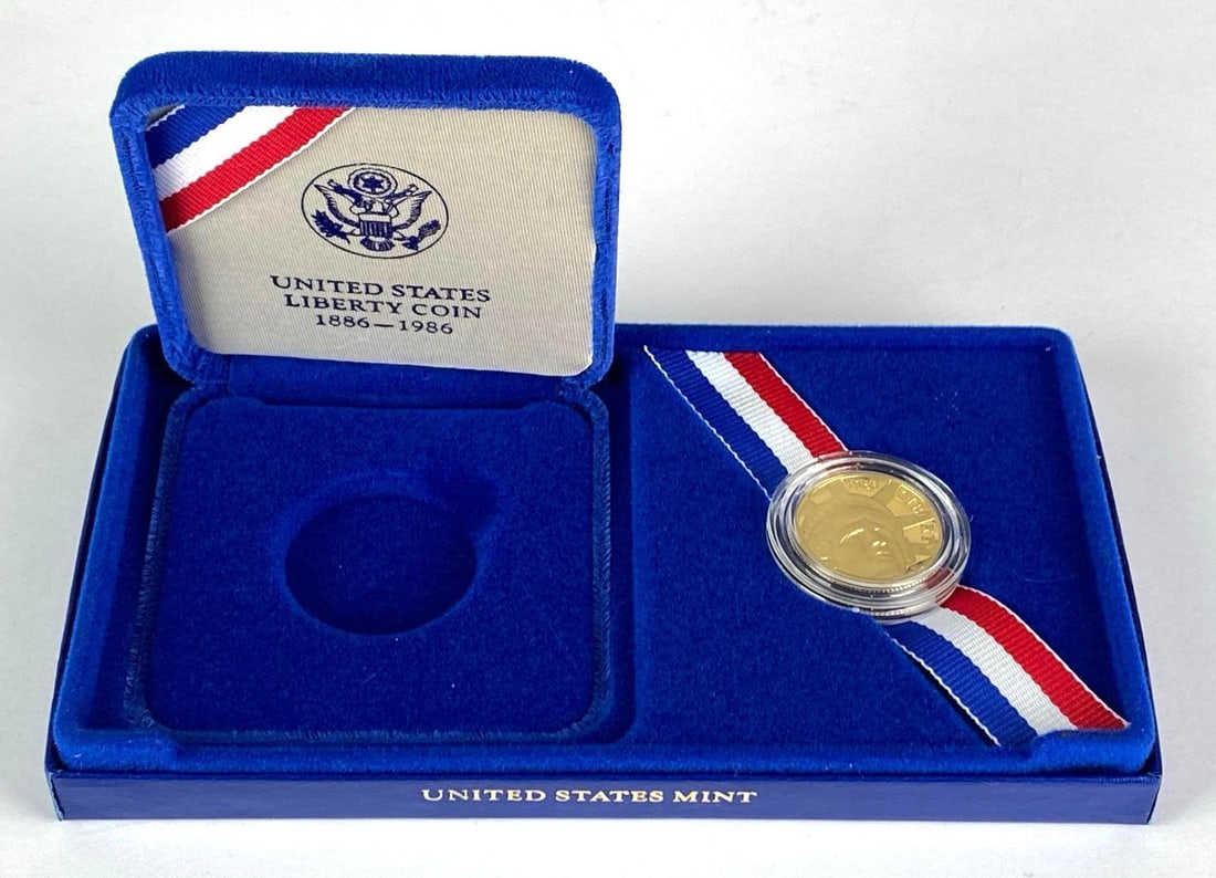 1986-W Liberty Gold $5 Dollar Coin (1 of 4)