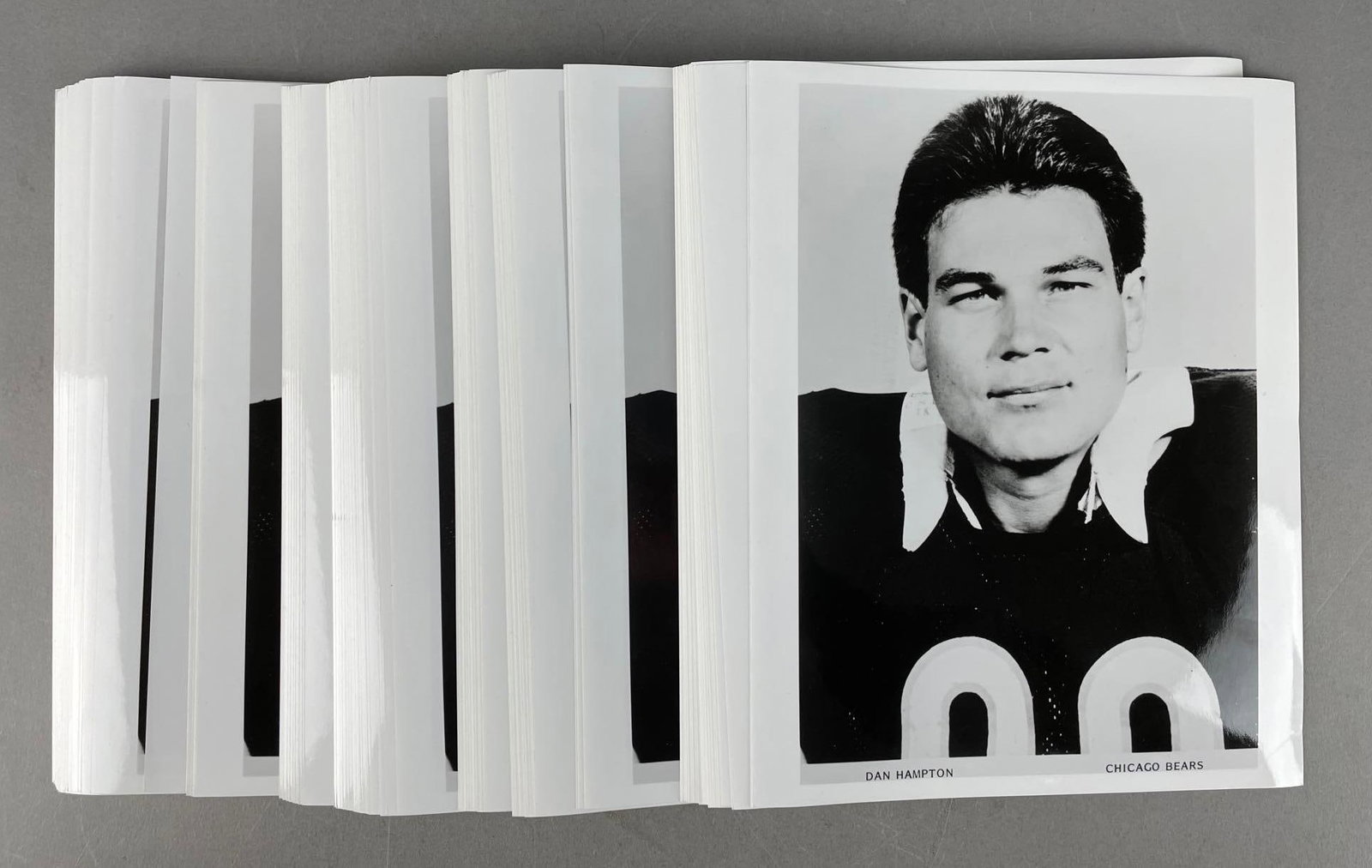 Group of Dan Hampton Chicago Bears Head Shots: Glossy 8x10" photos