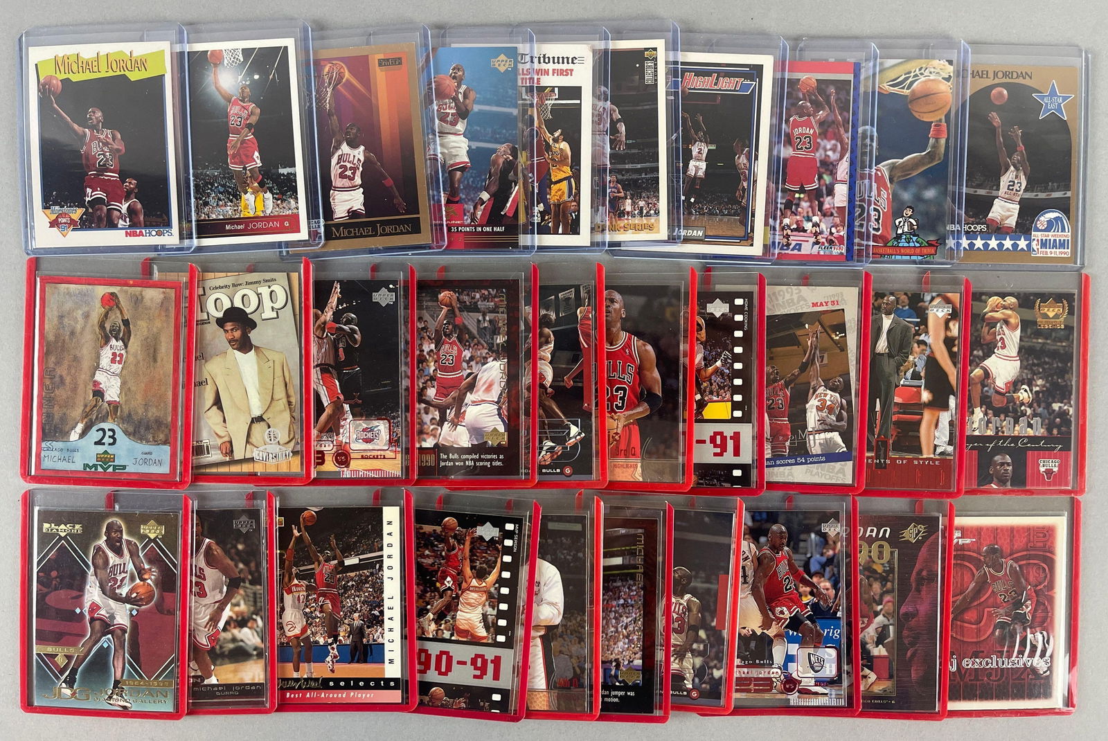 30 - Michael Jordan Cards: Includes Hoops, Upper Deck, Skybox and More