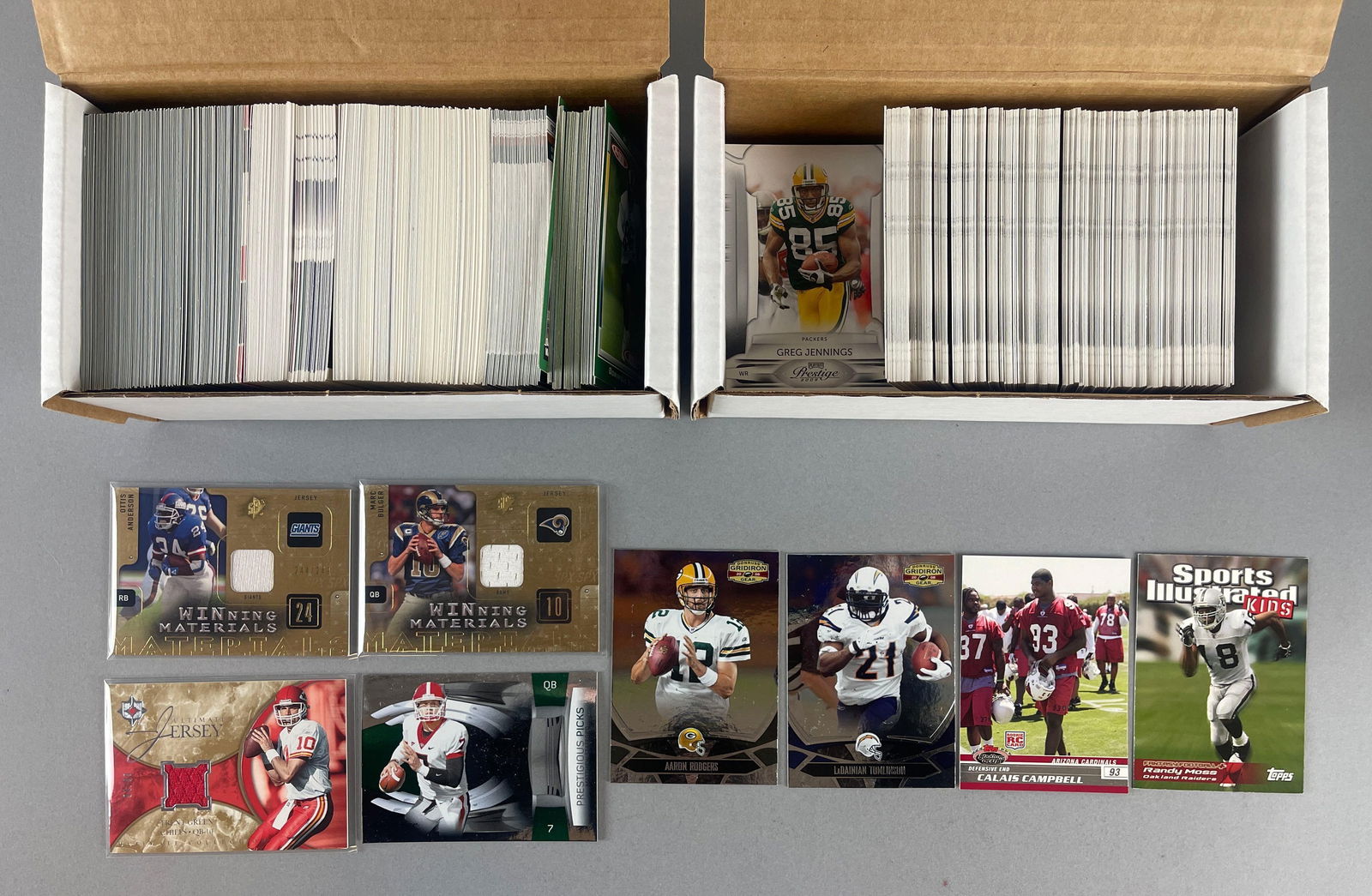2006 - 09 Football Partial Sets with HOF, Stars, and Rookies: 2008 Stadium Club, 2007 Score, 2006 - 07 Topps, Upper Deck, and More