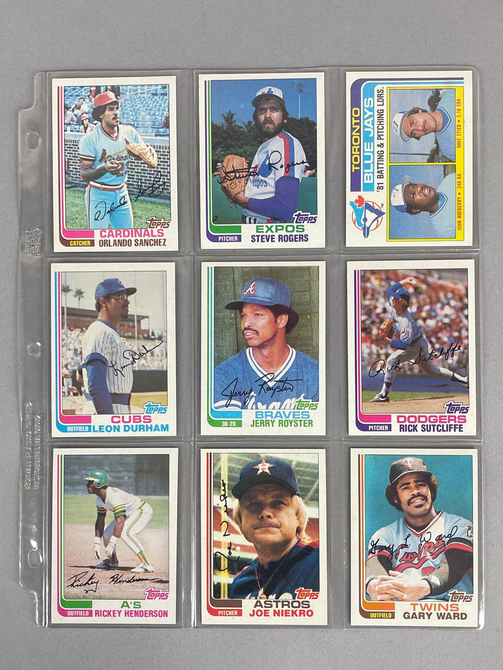 1982 Topps Baseball Complete Set - 5