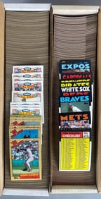 1986 and 87 Topps Baseball Complete Sets
