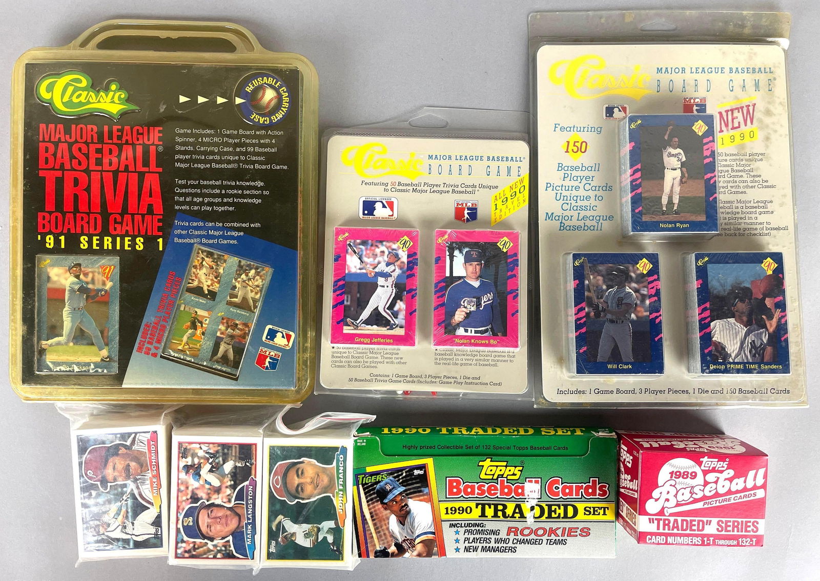 1988 - 91 Topps, Topps Traded, and Classic Trivia Baseball Sets: 1988 Topps, 1989 Topps Traded, Classic Baseball Trivia 1989 - 91