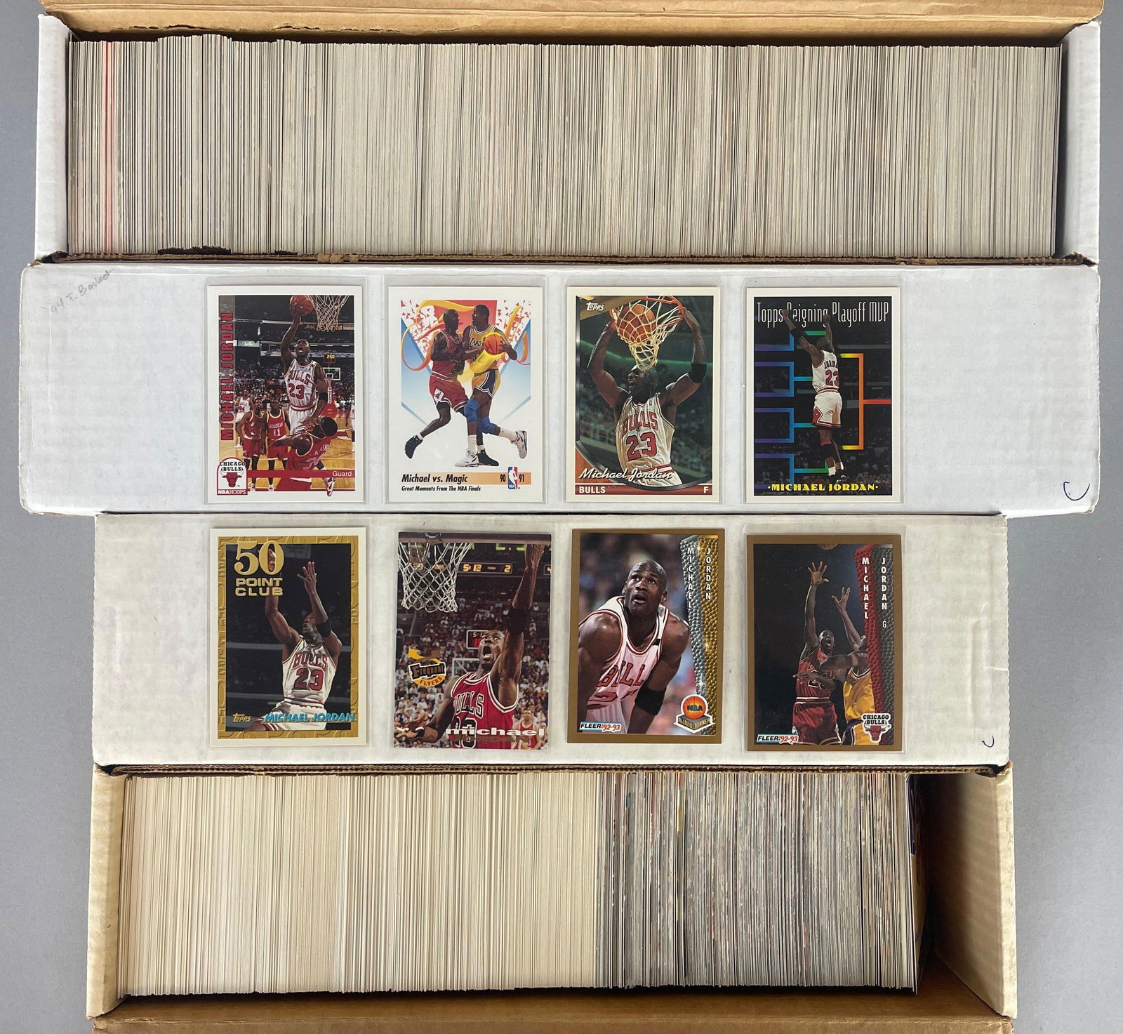 3200+ 1991 - 93 Basketball Cards with HOFs, Stars, Rookies, and More: 12 - Michael Jordan cards, May have multiple complete series, Great set builders