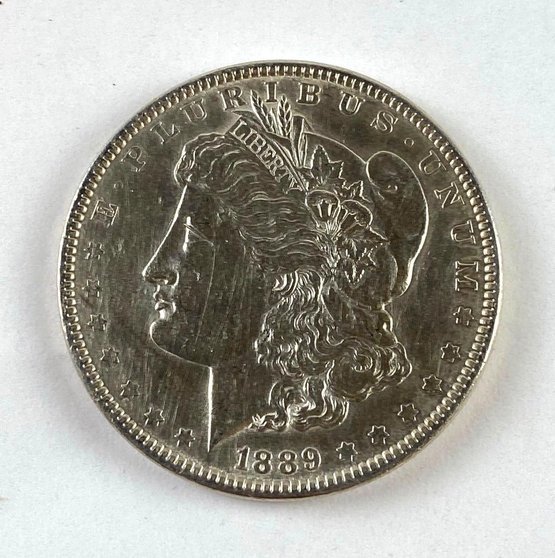 1889 US Morgan Silver Dollar (1 of 2)