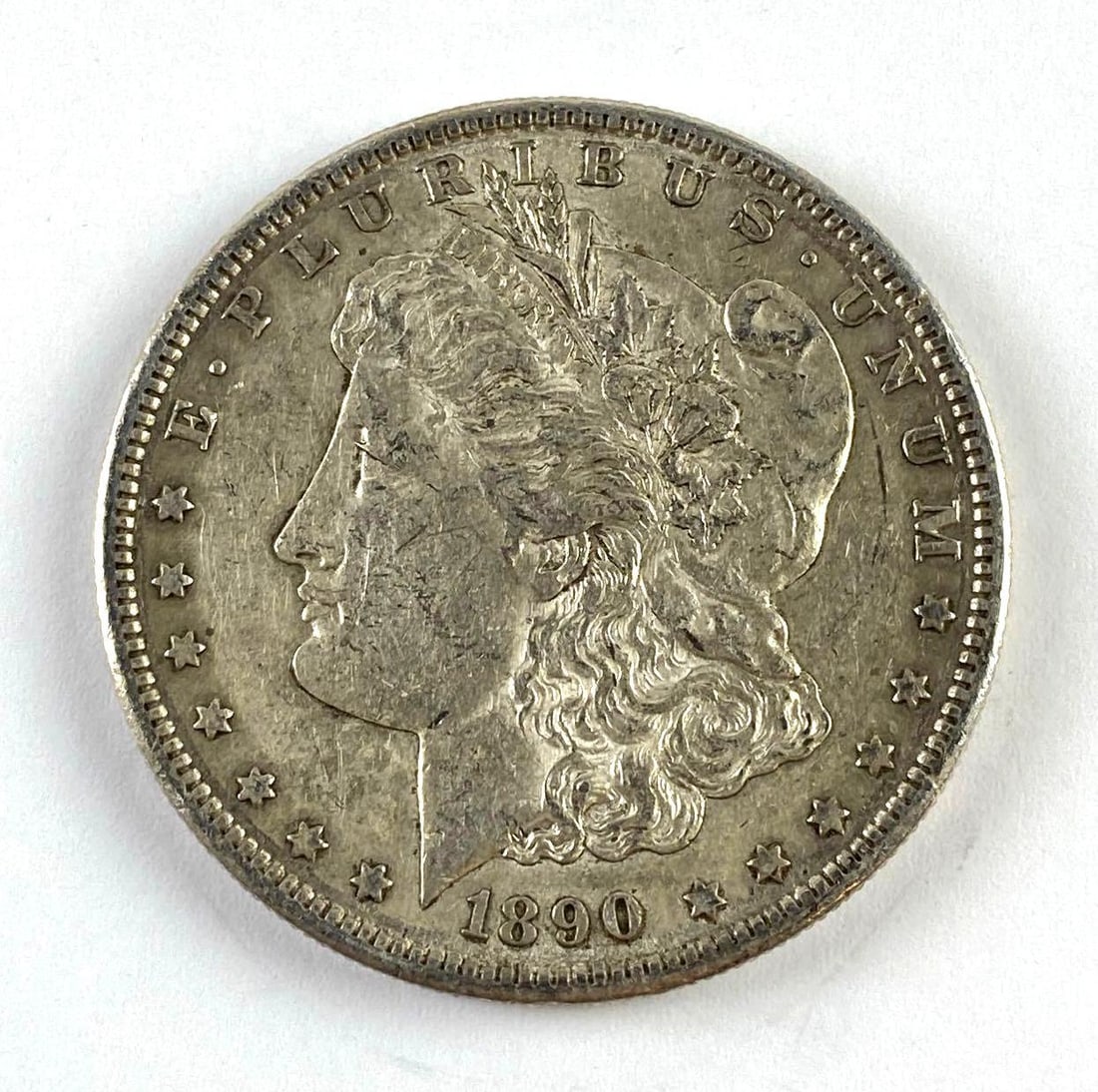 1890 S US Morgan Silver Dollar (1 of 2)