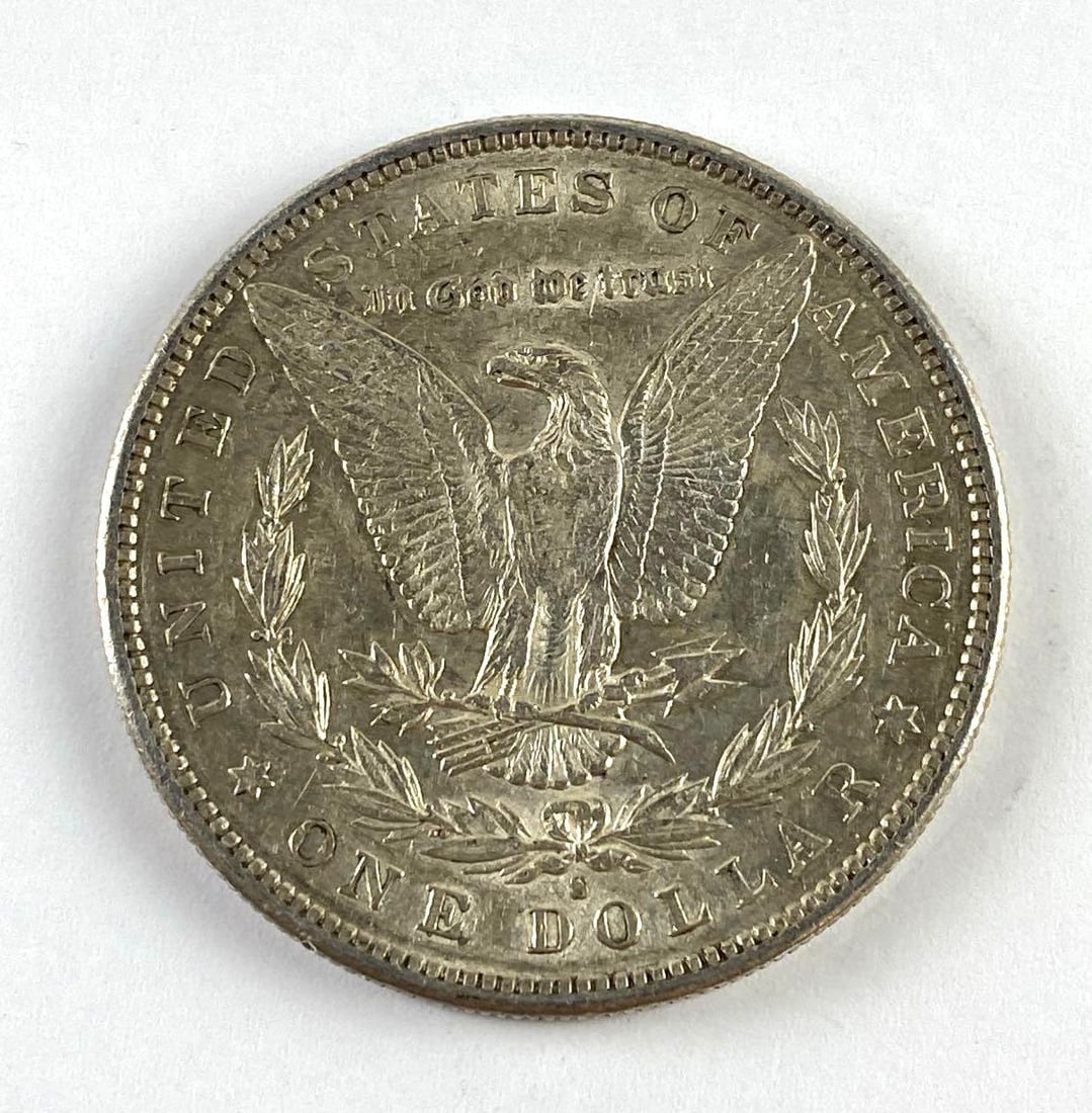1890 S US Morgan Silver Dollar - 2