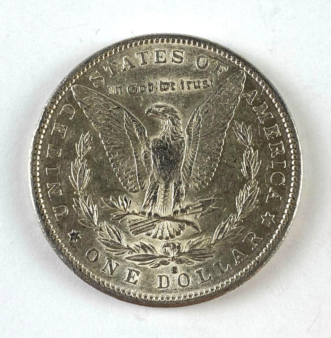 1890 S US Morgan Silver Dollar - 2