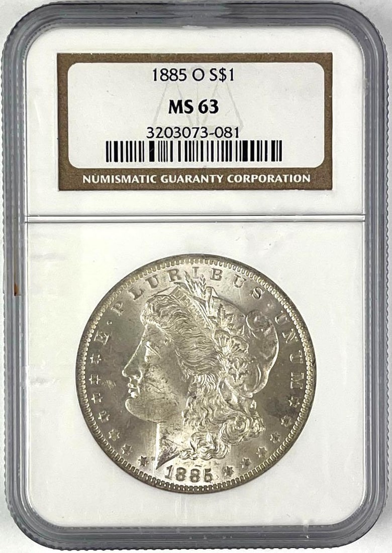 1885 O Morgan Silver Dollar NGC MS63 (1 of 2)