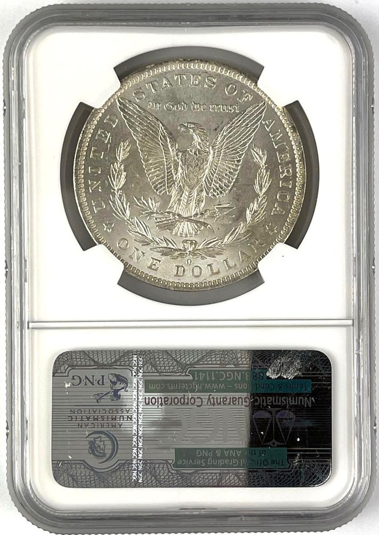 1884 O Morgan Silver Dollar NGC MS63 - 2