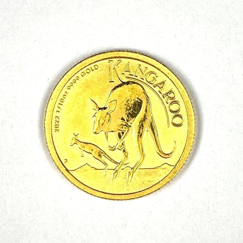 2022 Australia $15 Kangaroo 1/10th oz 9999 Gold Coin (1 of 2)