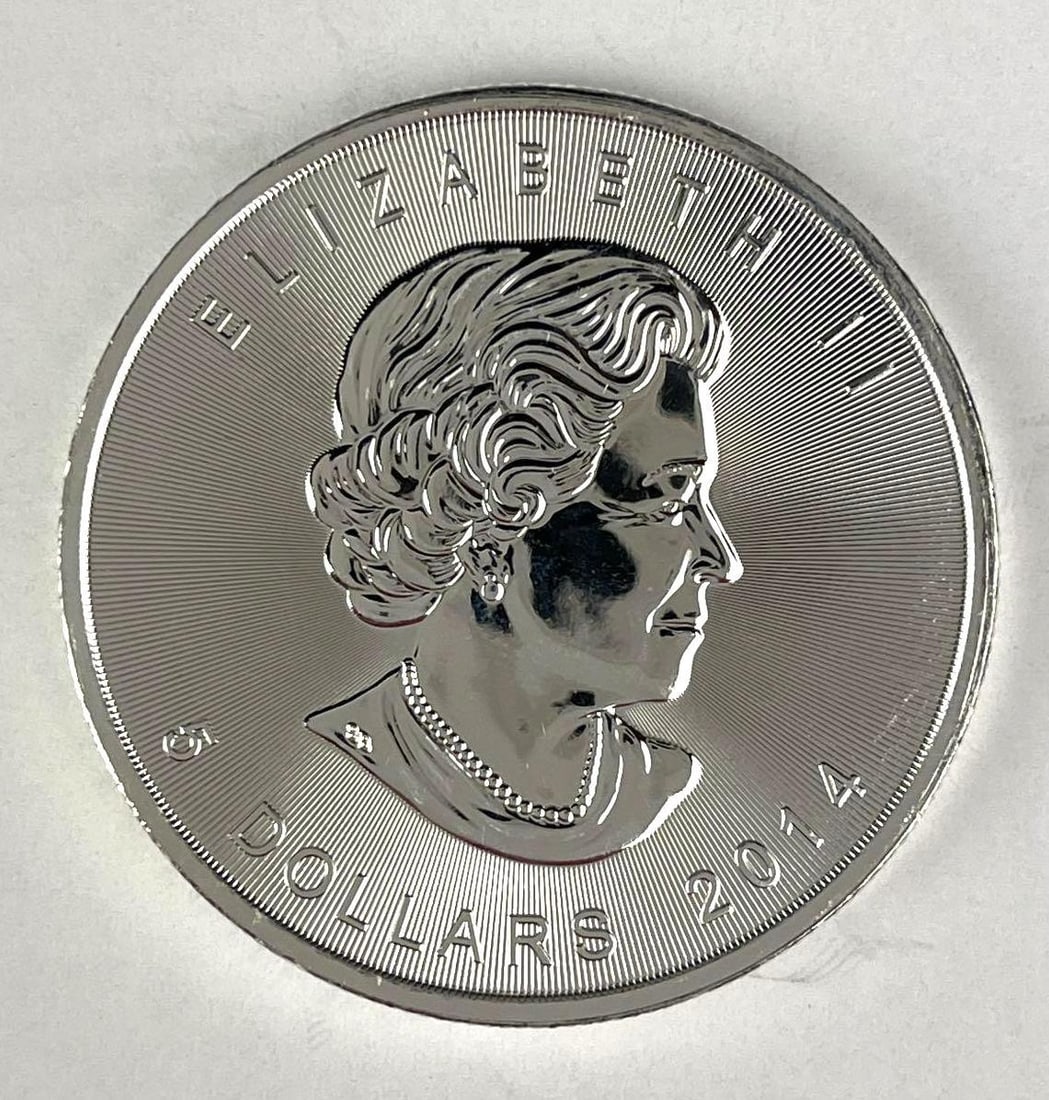 2014 Canada 1 oz .9999 Fine Silver Maple Leaf - 2
