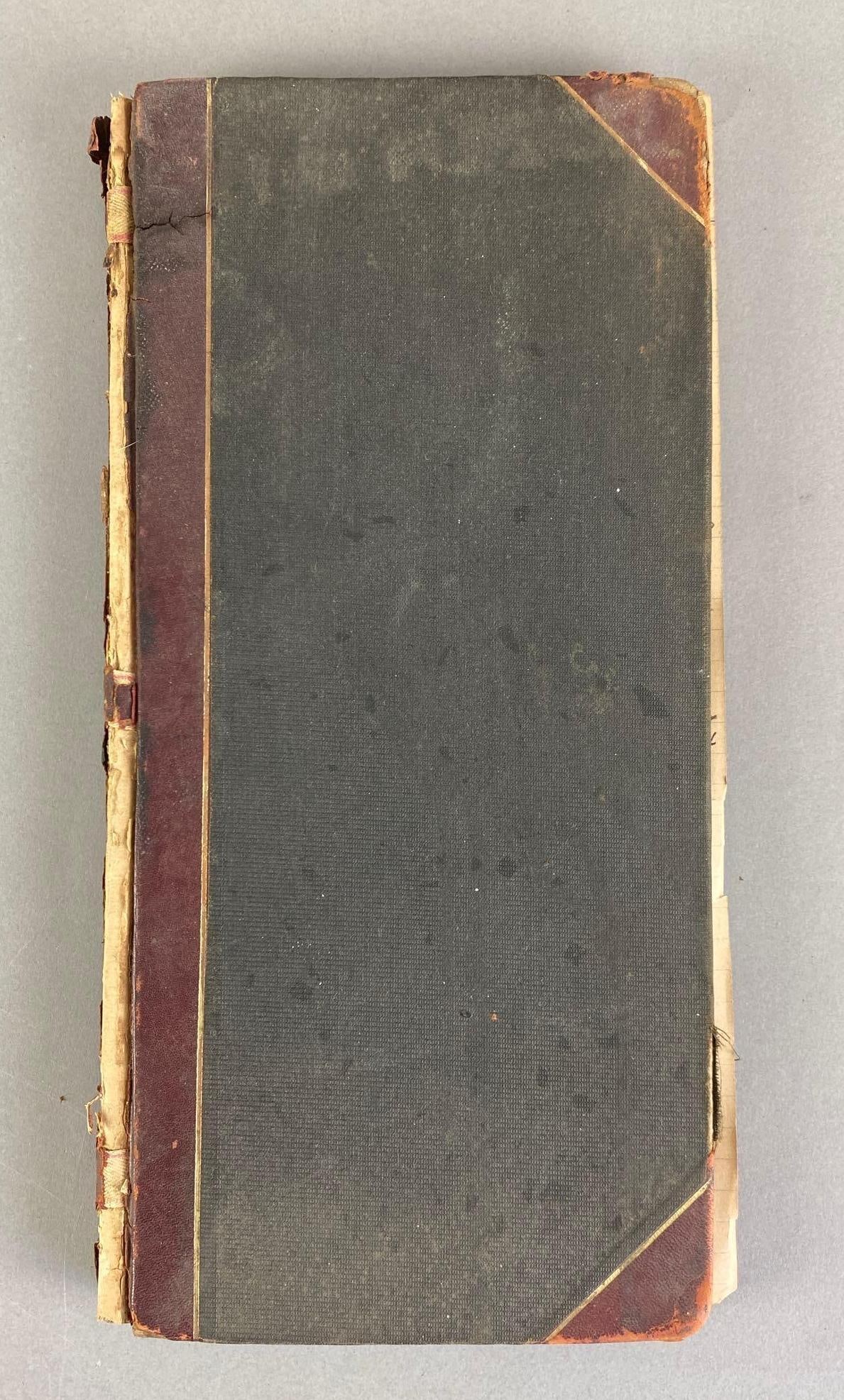 1903 Wenona Illinois Frank Barrett Hardware and Pumps Ledger Book: Measures 12 1/2? H x 6? W
